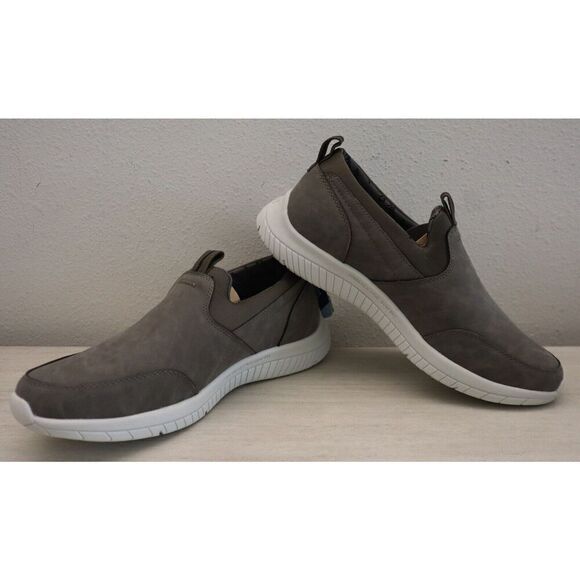 Nunn Bush Kore Men Sz 10M Charcoal/Gray City Pass Moccasin Toe Slip-On Shoes - Picture 2 of 11